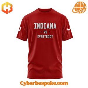 The Indiana Hoosiers Men Basketball Vs Everybody Hoodie offers premium quality with a modern touch.