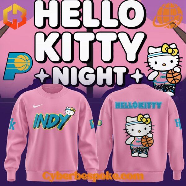 Versatile Indiana Pacers X Hello Kitty Pink Hoodie designed for everyday wear and effortless style.