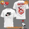 Break the boundaries of traditional fashion with the It's Valentine Snoopy Nike Shirt.