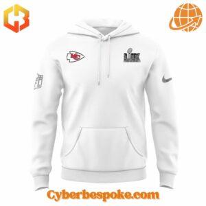 Experience fashion in a new dimension with the Kansas City Chiefs Super Bowl Lix Opening Night Hoodie – wear the unexpected.