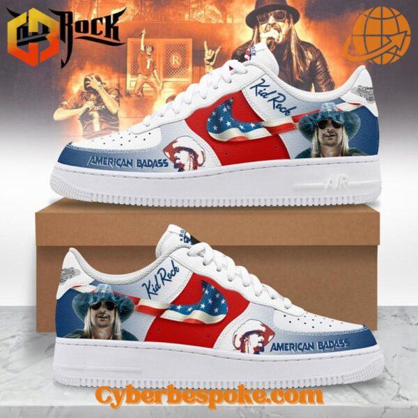 The Kid Rock American Bad Ass Nike Air Force Shoes blends premium materials with signature Air cushioning.