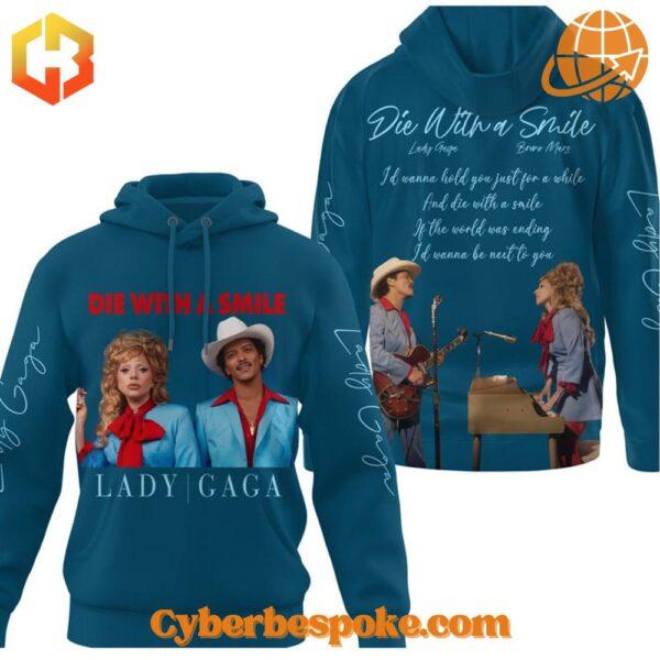 Versatile Lady Gaga Bruno Mars Die With A Smile Shirt designed for everyday wear and effortless style.