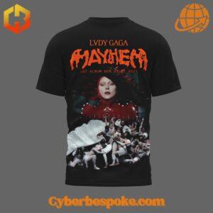 Lightweight and comfortable Lady Gaga Mayhem Album Shirt perfect for everyday wear