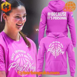 The Lady Vols Tennessee Volunteers Fight Cancer Hoodie combines softness, style, and a perfect fit for any occasion.