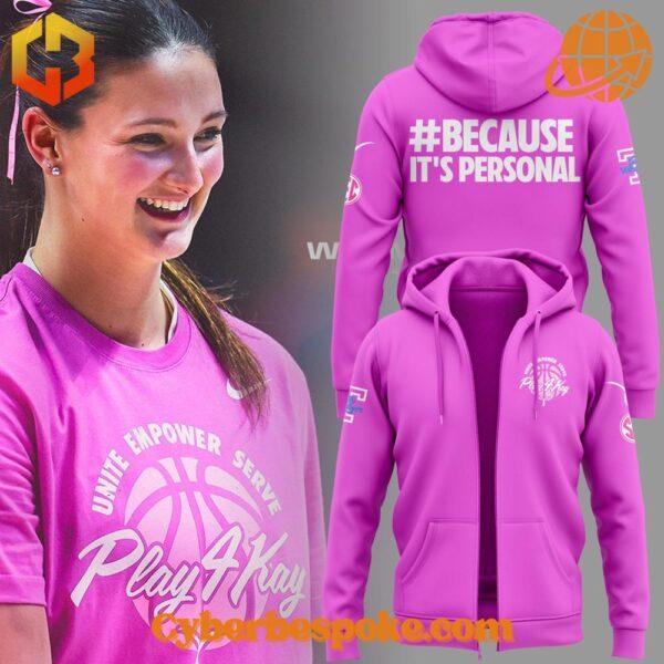 The Lady Vols Tennessee Volunteers Fight Cancer Hoodie combines softness, style, and a perfect fit for any occasion.