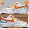 Soft and Classic Style with an Lady Vols Tennessee Volunteers Smile Face Nike Air Force Sneaker