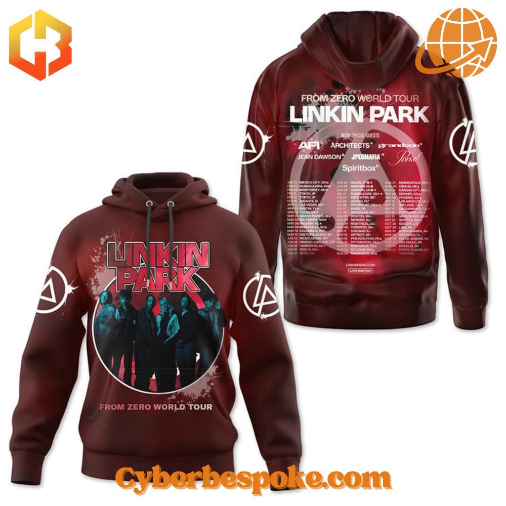 Linkin Park From Zero World Tour Hoodie The Linkin Park From Zero World Tour Hoodie delivers softness, breathability, and vibrant all-over prints.