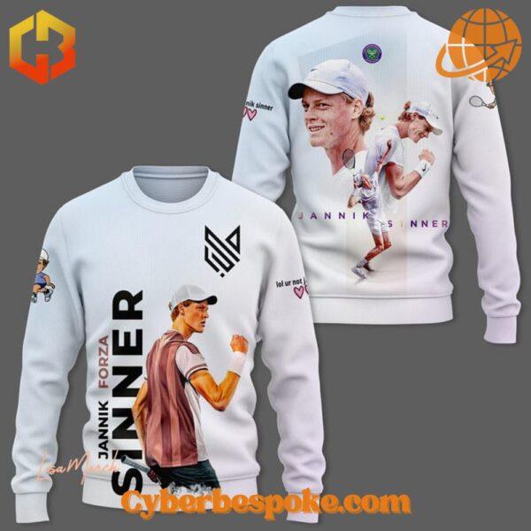 Premium Lol Ur Not Jannik Sinner Shirt featuring high-definition 3D prints and all-day comfort.