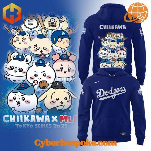 The Los Angeles Dodgers Chiikawa Tokyo Series Hoodie is your new go-to for effortless style.