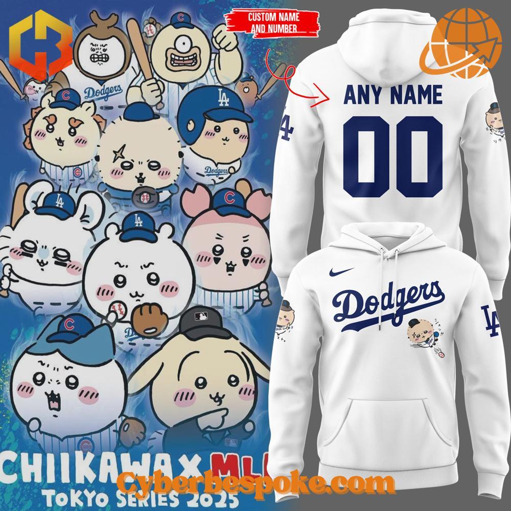 Los Angeles Dodgers Chiikawa Tokyo Series Custom Hoodie The perfect blend of style and comfort – Los Angeles Dodgers Chiikawa Tokyo Series Custom Hoodie