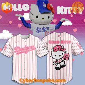 The 1 Los Angeles Dodgers Hello Kitty Baseball Jersey is your go-to for any occasion.