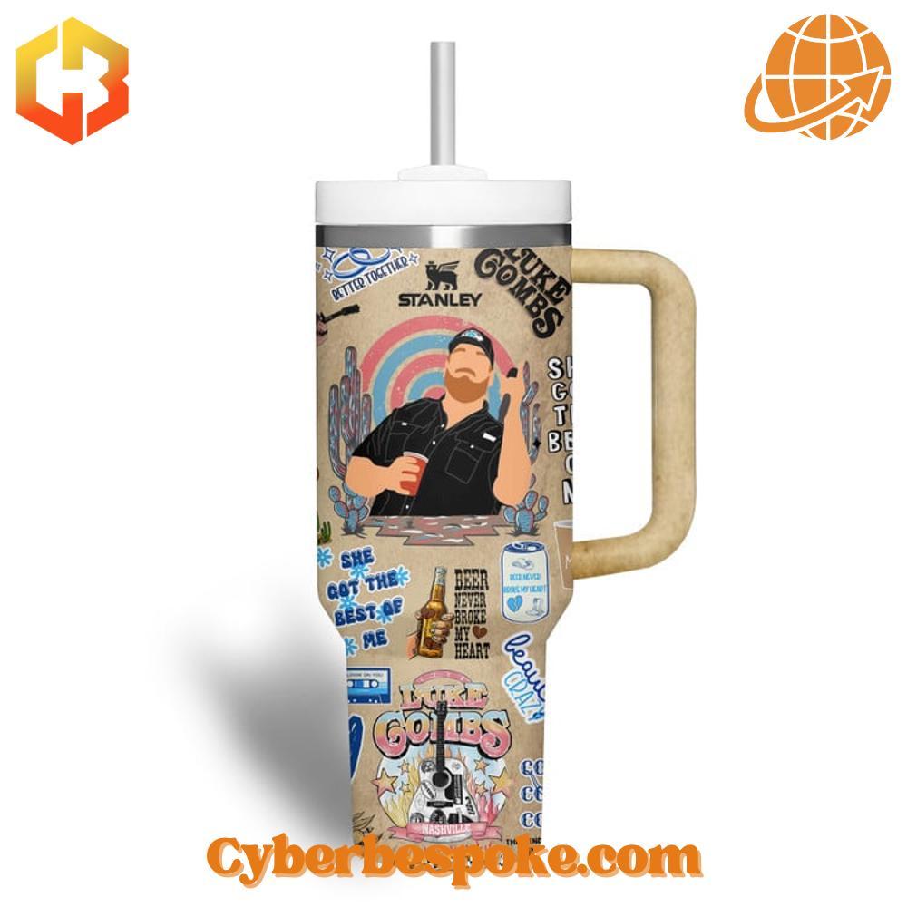 Luke Combs Country Music Tumbler Oz The perfect Luke Combs Country Music Tumbler Oz for keeping drinks hot or cold, wherever you go.