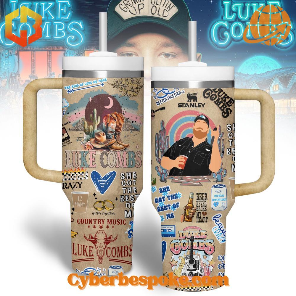 Luke Combs Country Music Tumbler Oz The perfect Luke Combs Country Music Tumbler Oz for keeping drinks hot or cold, wherever you go.