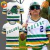 Mardi Gras Themed Tulane Shirt Classic cotton apparel with a comfortable fit