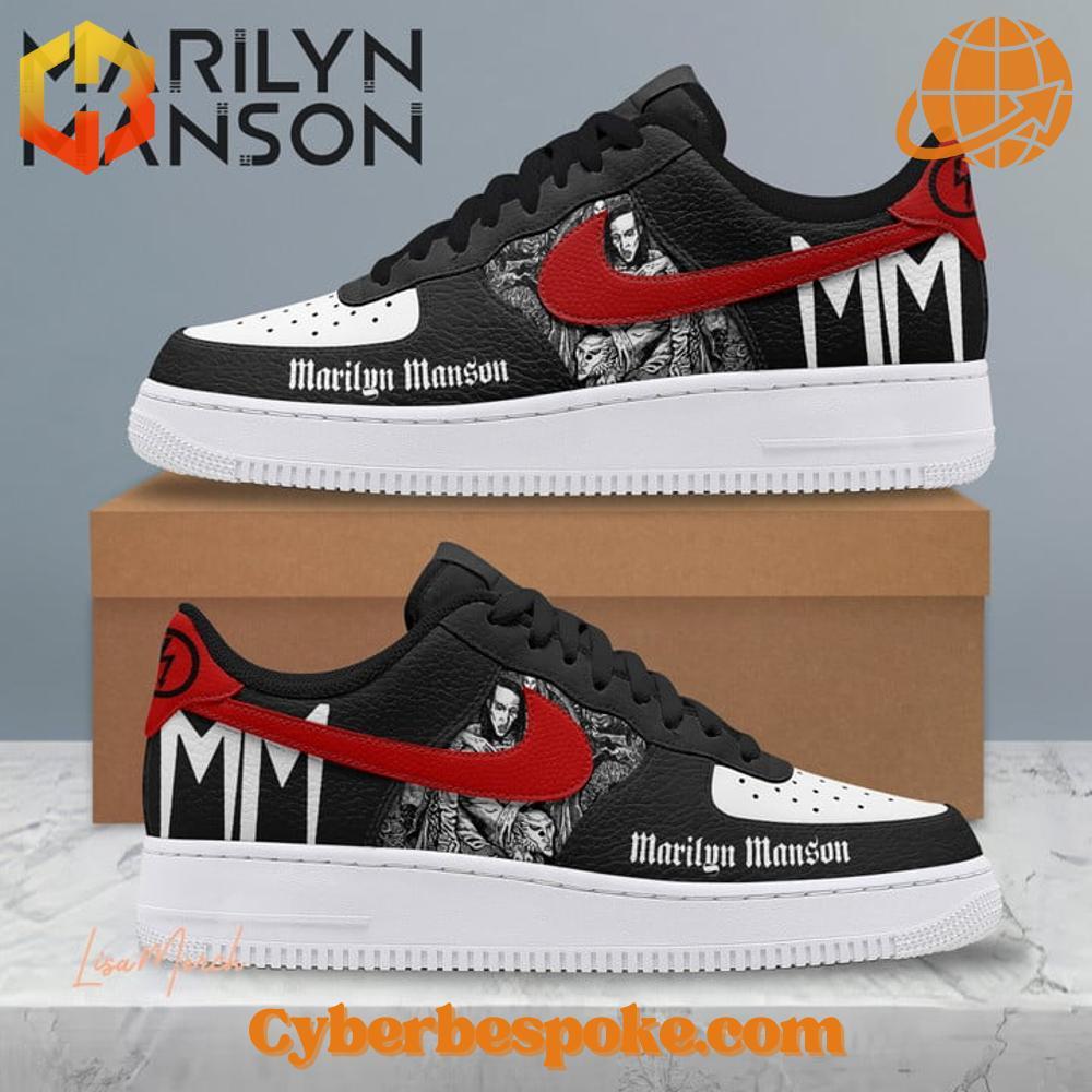 Marilyn Manson Nike Air Force Shoes Elevate your footwear game with the sleek and stylish Marilyn Manson Nike Air Force Shoes