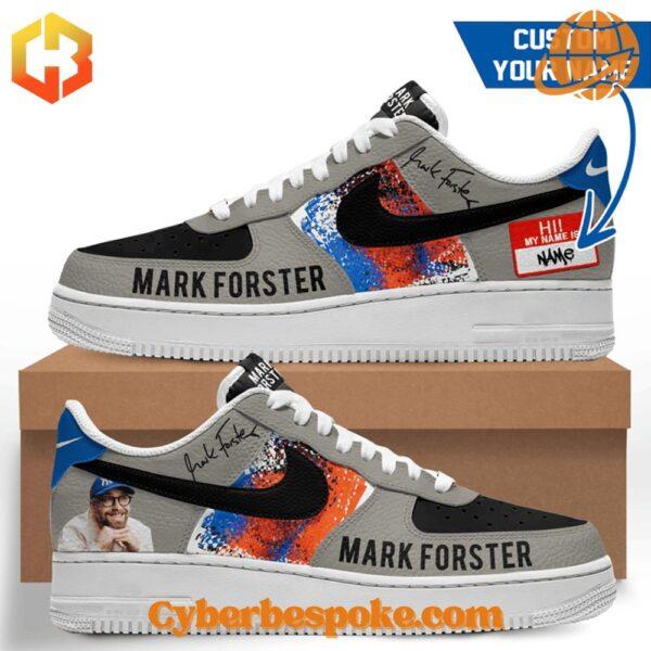 Mark Forster Hi My Name Is Custom Nike Air Force Shoes – high-definition prints, breathable fit, and cushioned sole.