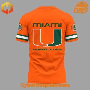 Wear the extraordinary with the Miami Hurricanes Mascot Sebastian The Ibis Shirt – hyper-detailed 3D prints that last.