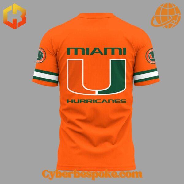 Wear the extraordinary with the Miami Hurricanes Mascot Sebastian The Ibis Shirt – hyper-detailed 3D prints that last.