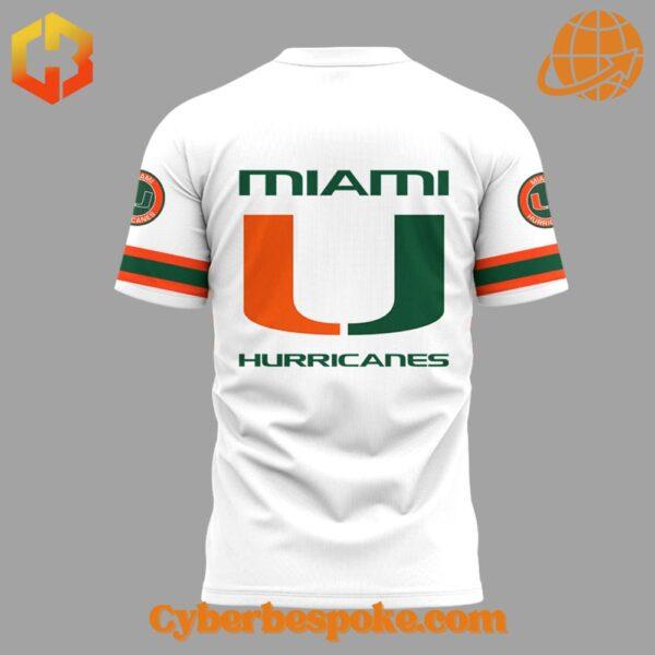 Wear the extraordinary with the Miami Hurricanes Mascot Sebastian The Ibis Shirt – hyper-detailed 3D prints that last.