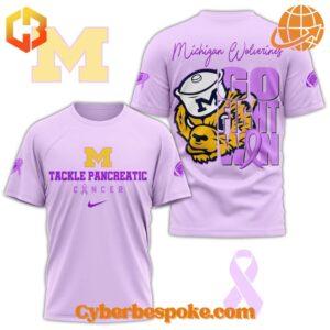 The Michigan Wolverines Tackle Pancreatic Cancer Shirt brings your style to life.