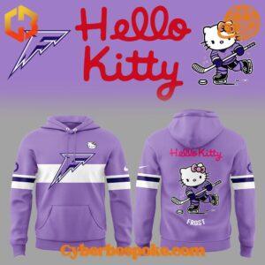 Wear the extraordinary with the Minnesota Frost Hello Kitty Hoodie – hyper-detailed 3D prints that last.