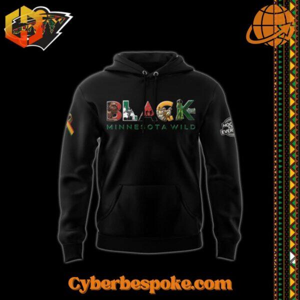 Experience fashion in a new dimension with the Minnesota Wild X Black History Month Hoodie – wear the unexpected.
