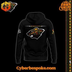 Experience fashion in a new dimension with the Minnesota Wild X Black History Month Hoodie – wear the unexpected.