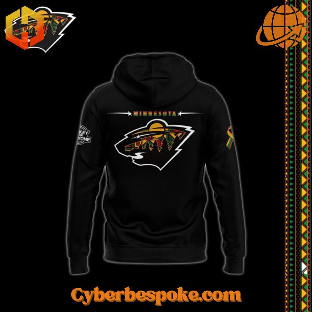 Minnesota Wild X Black History Month Hoodie Experience fashion in a new dimension with the Minnesota Wild X Black History Month Hoodie – wear the unexpected.
