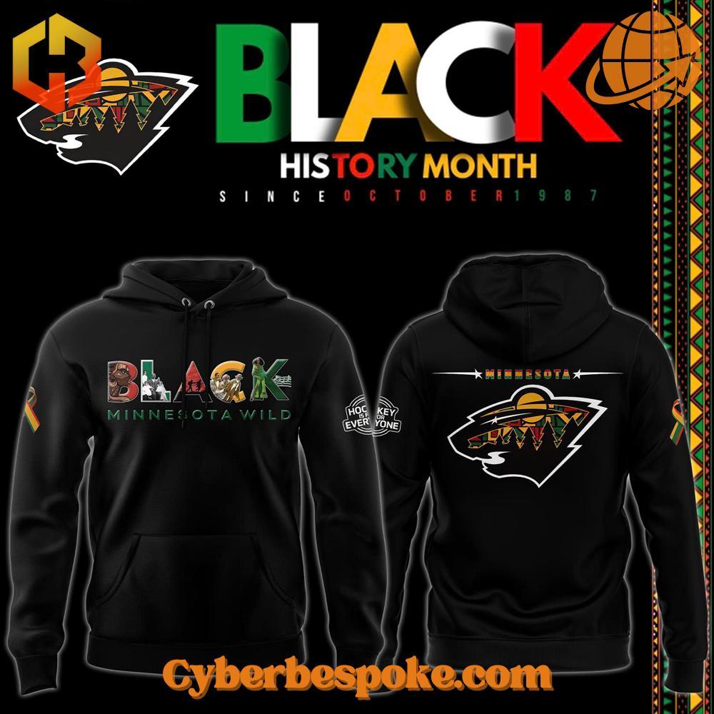 Minnesota Wild X Black History Month Hoodie Experience fashion in a new dimension with the Minnesota Wild X Black History Month Hoodie – wear the unexpected.