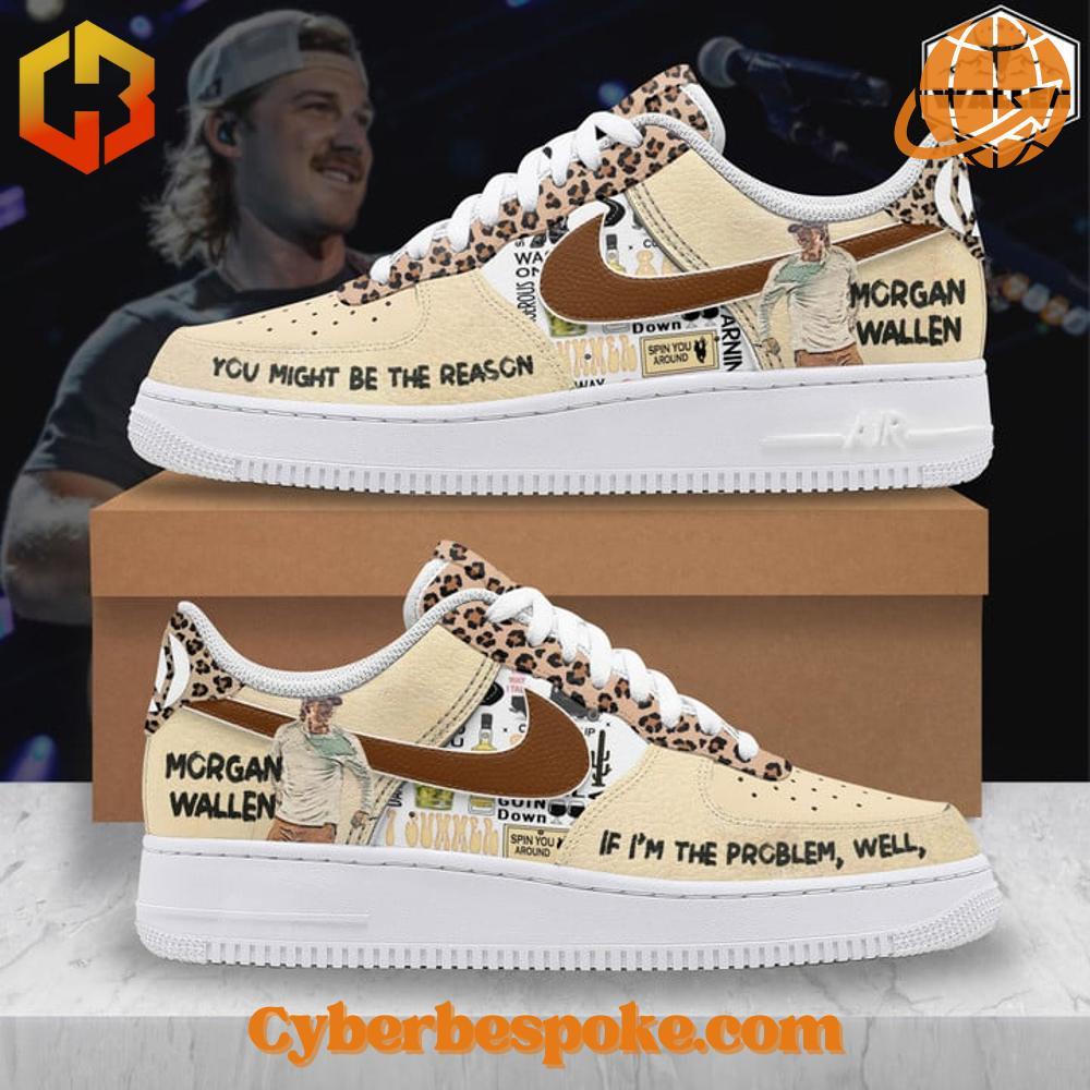Morgan Wallen You Might Be The Reason Nike Air Force Shoes Step into vibrant style with the Morgan Wallen You Might Be The Reason Nike Air Force Shoes