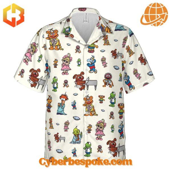 Experience fashion in a new dimension with the Muppet Babies Hawaiian Shirt – wear the unexpected.