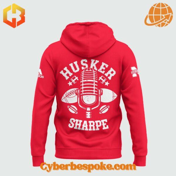 Lightweight and comfortable Nebraska Cornhuskers Honoring The Legend Greg Sharpe Hoodie perfect for everyday wear