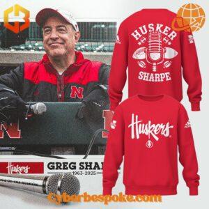 Lightweight and comfortable Nebraska Cornhuskers Honoring The Legend Greg Sharpe Hoodie perfect for everyday wear