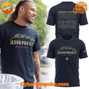 The perfect blend of style and comfort – New Orleans Saints Jesus Project Ministries Hoodie