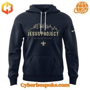 The perfect blend of style and comfort – New Orleans Saints Jesus Project Ministries Hoodie