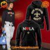 New Orleans Saints Nola Hoodie Classic cotton apparel with a comfortable fit