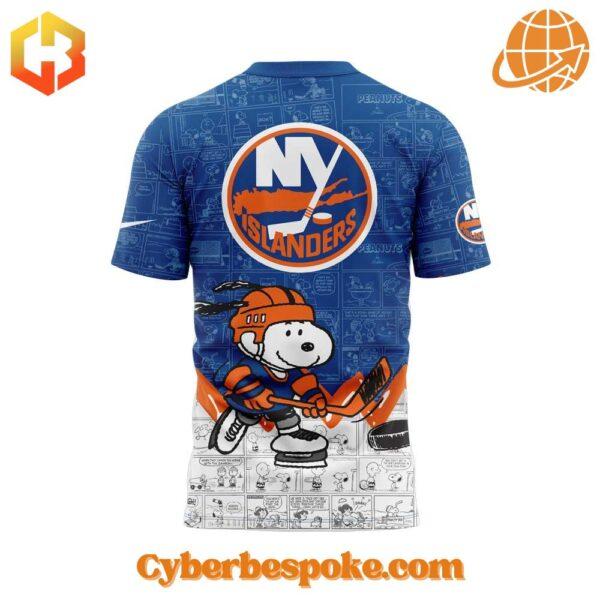 A soft cotton New York Islanders Th Anniversary Of Peanuts Hoodie eaturing a minimalist design.