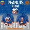 A soft cotton New York Islanders Th Anniversary Of Peanuts Hoodie eaturing a minimalist design.