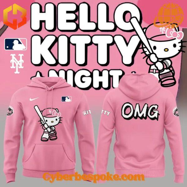 The perfect blend of style and comfort – New York Mets Omg Hello Kitty Hoodie