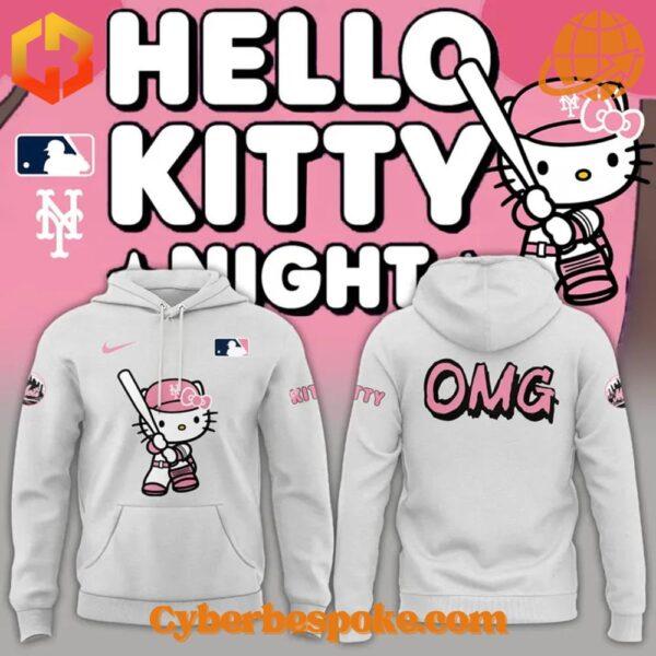 The perfect blend of style and comfort – New York Mets Omg Hello Kitty Hoodie