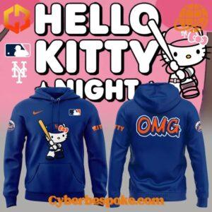 The perfect blend of style and comfort – New York Mets Omg Hello Kitty Hoodie