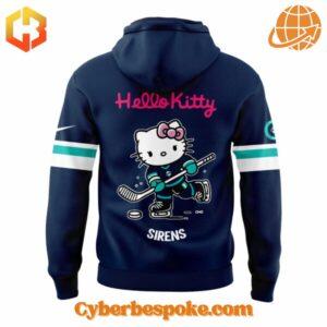 Wear the extraordinary with the New York Sirens Hello Kitty Hoodie – hyper-detailed 3D prints that last.