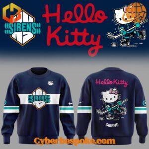 Wear the extraordinary with the New York Sirens Hello Kitty Hoodie – hyper-detailed 3D prints that last.