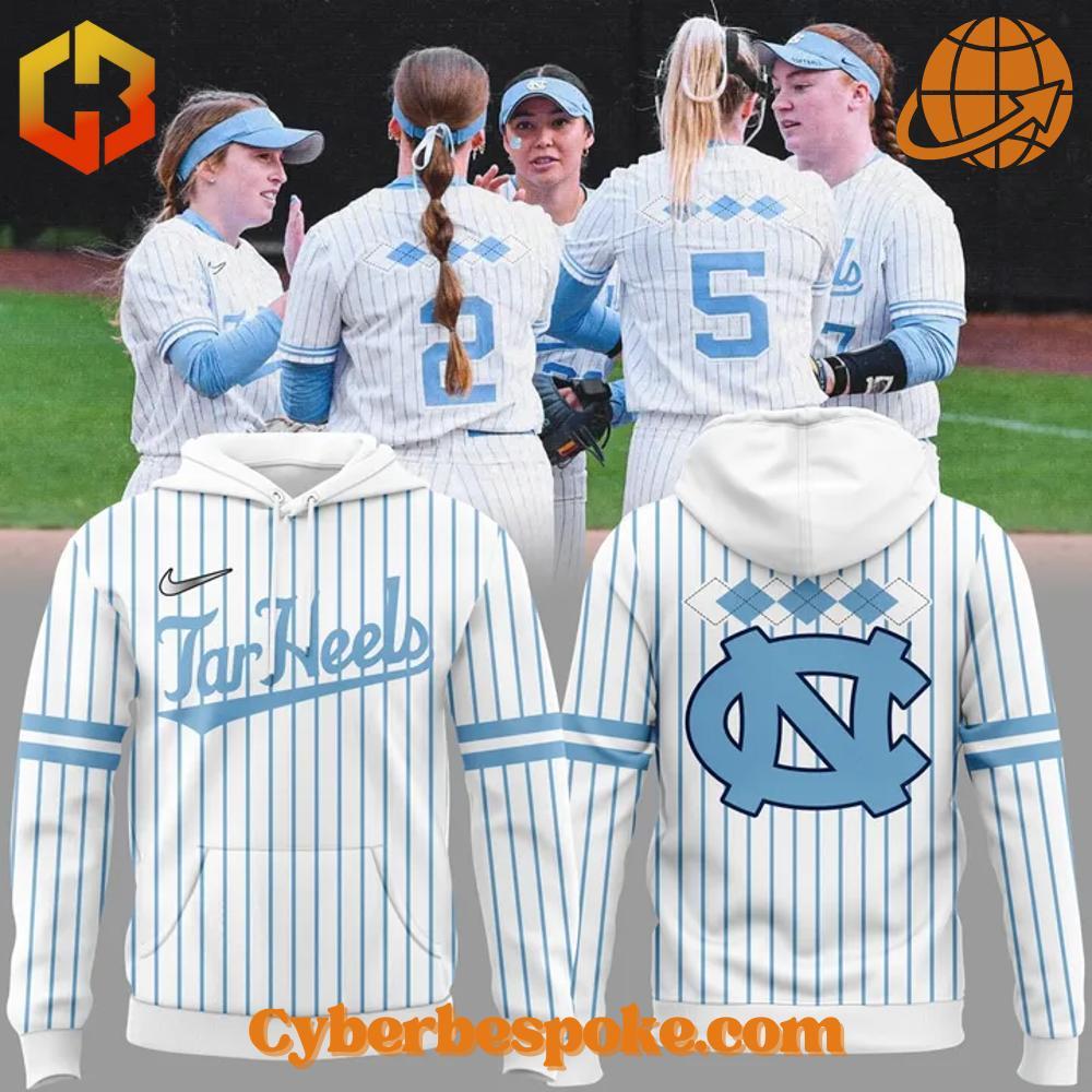 1 North Carolina Tar Heels Softball 2025 Uniform White Hoodie The 1 North Carolina Tar Heels Softball 2025 Uniform White Hoodie combines a modern fit, premium texture, and breathable comfort