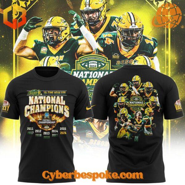 Soft and Classic Style with an North Dakota State Bison Football T Shirt Champions Shirt