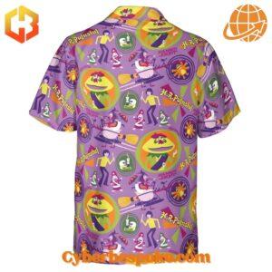 Experience fashion in a new dimension with the Nostalgia Show H R Pufnstuf Hawaiian Shirt – wear the unexpected.