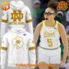 The 1 Notre Dame Fighting Irish Basketball 2025 Hoodie combines a modern fit, premium texture, and breathable comfort