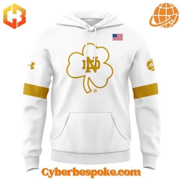 The 2 Notre Dame Fighting Irish Basketball 2025 Hoodie combines a modern fit, premium texture, and breathable comfort