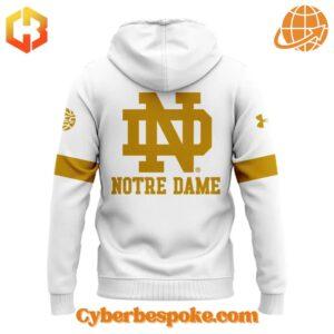 The 3 Notre Dame Fighting Irish Basketball 2025 Hoodie combines a modern fit, premium texture, and breathable comfort