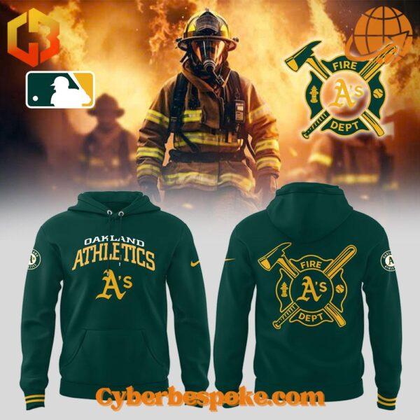 The Oakland Athletics Firefighter Appreciation Night Shirt offers premium quality with a modern touch.